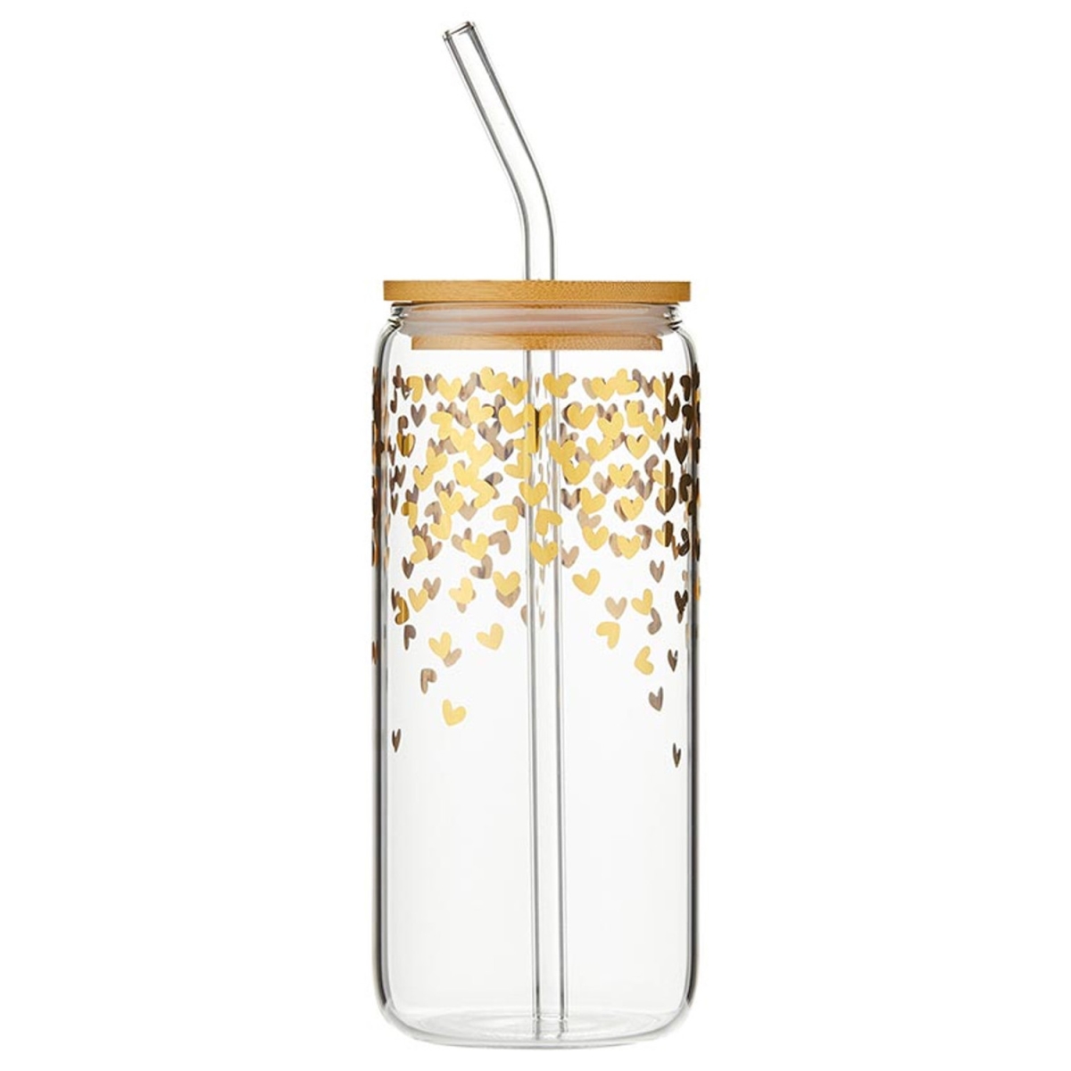 Picture of Santa Barbara Design Studio P0125 20 oz Cold Brew Tumbler - Heart Confetti