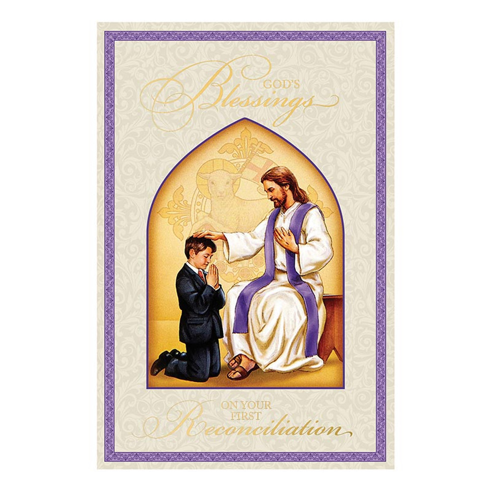 Picture of Christian Brands P1511 Gods Blessings Boy Reconciliation Card