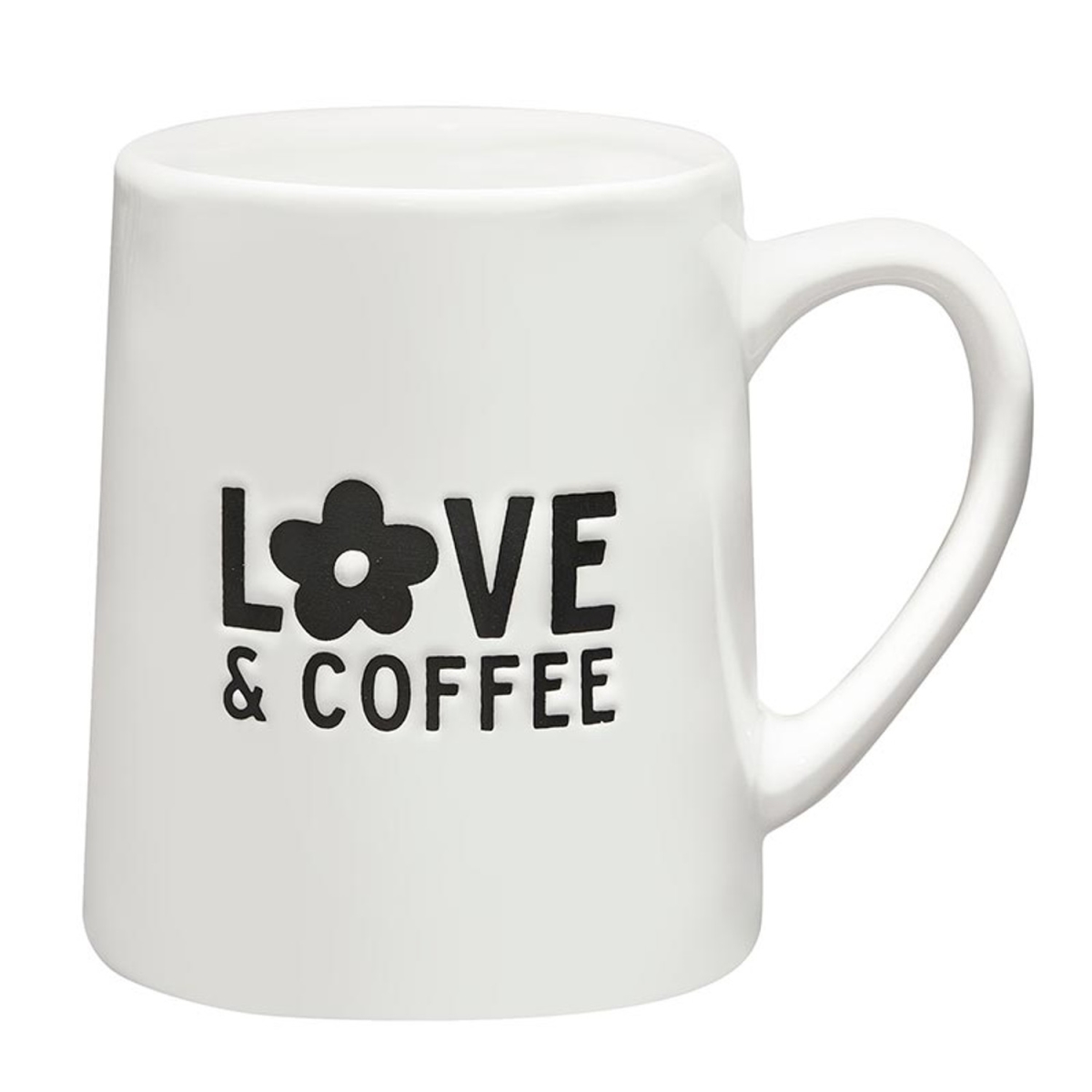 Picture of Santa Barbara Design Studio P0703 18 oz Artisan Tapered Mug - Love & Coffee