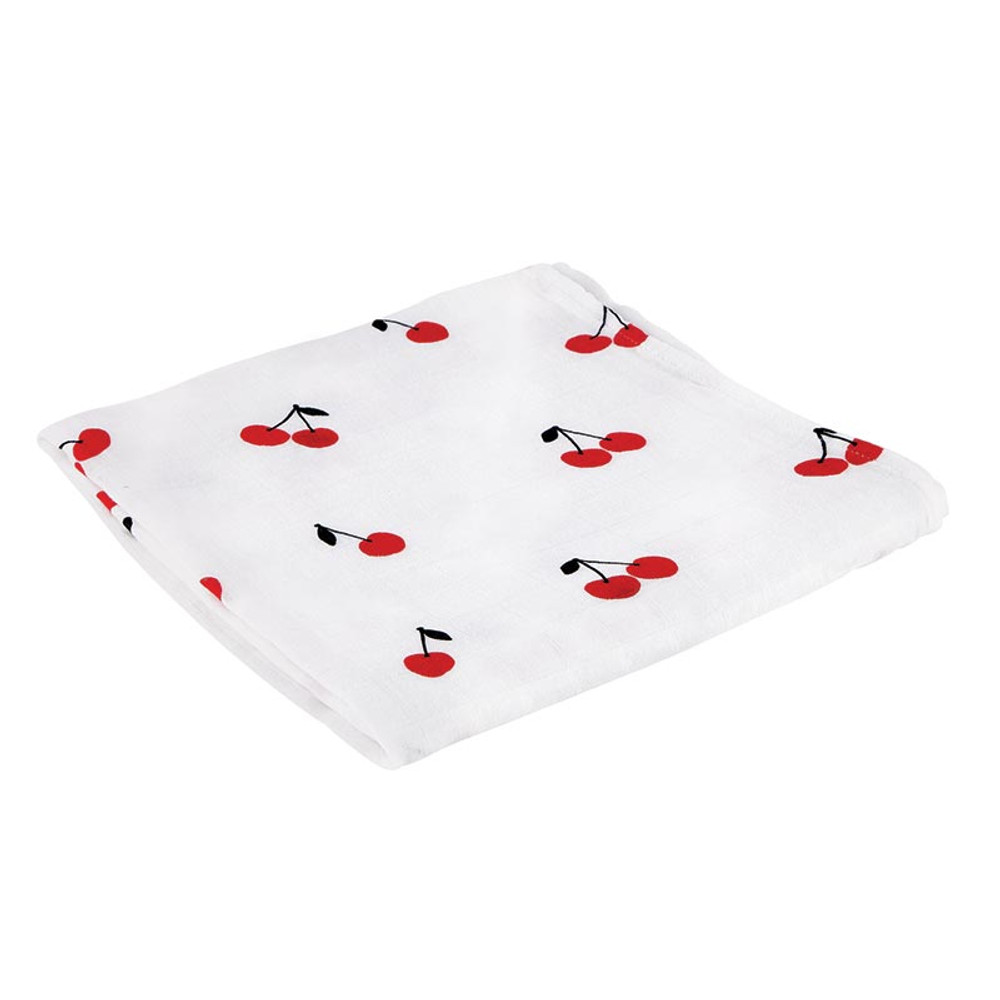 P2770 Swaddle Blanket, Cherries