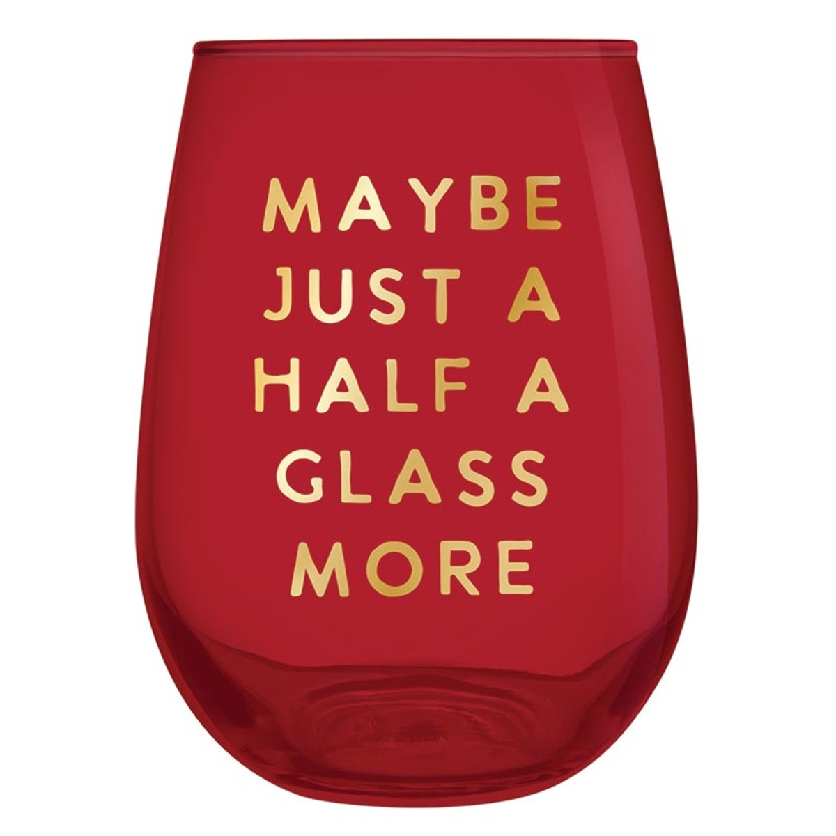 Picture of Slant P7726 20 oz Wine Glass - Half a Glass
