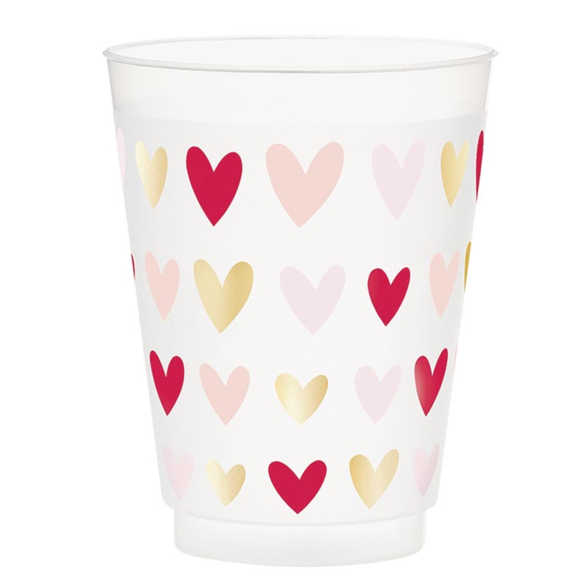 P7795 Frost Cup - Heart Pattern