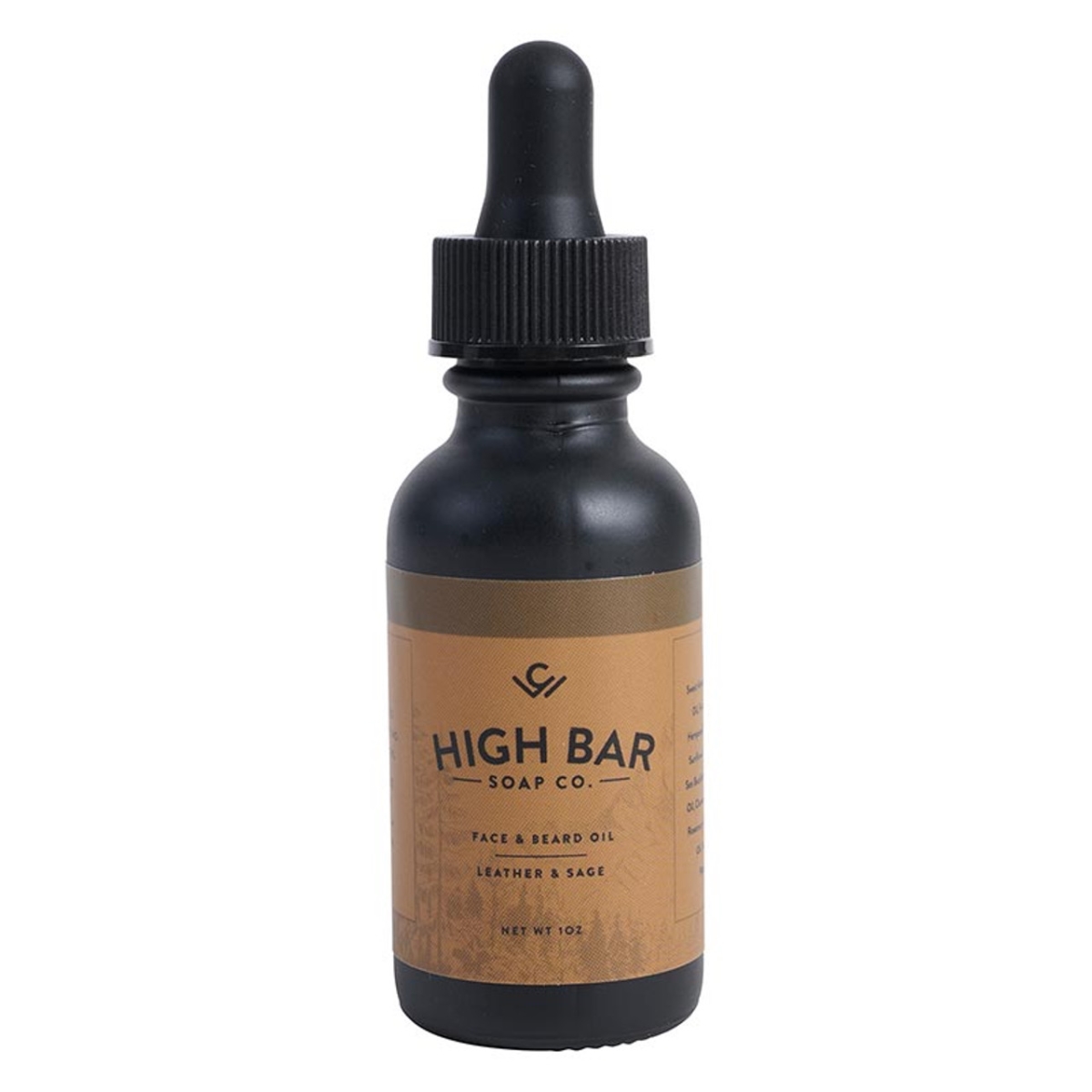 Picture of Cole Wheeler P7485 High Bar Soap Face & Beard Oil - Leather & Sage