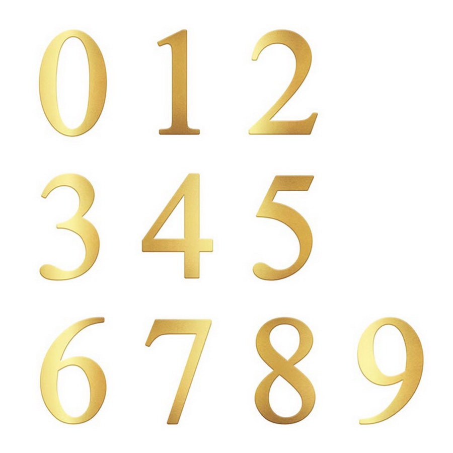 Picture of Will & Baumer WDS039 Gold Numerals Candle Holder