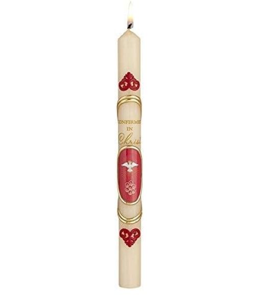 Picture of Will & Baumer J1608 Sacramental Confirmation Candle&#44; Dove
