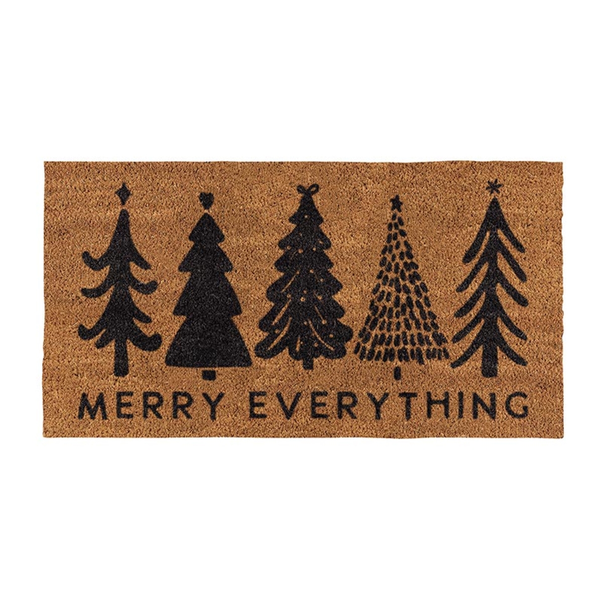 N7819 30 x 16 in. Coir Door Mat - Tree Top