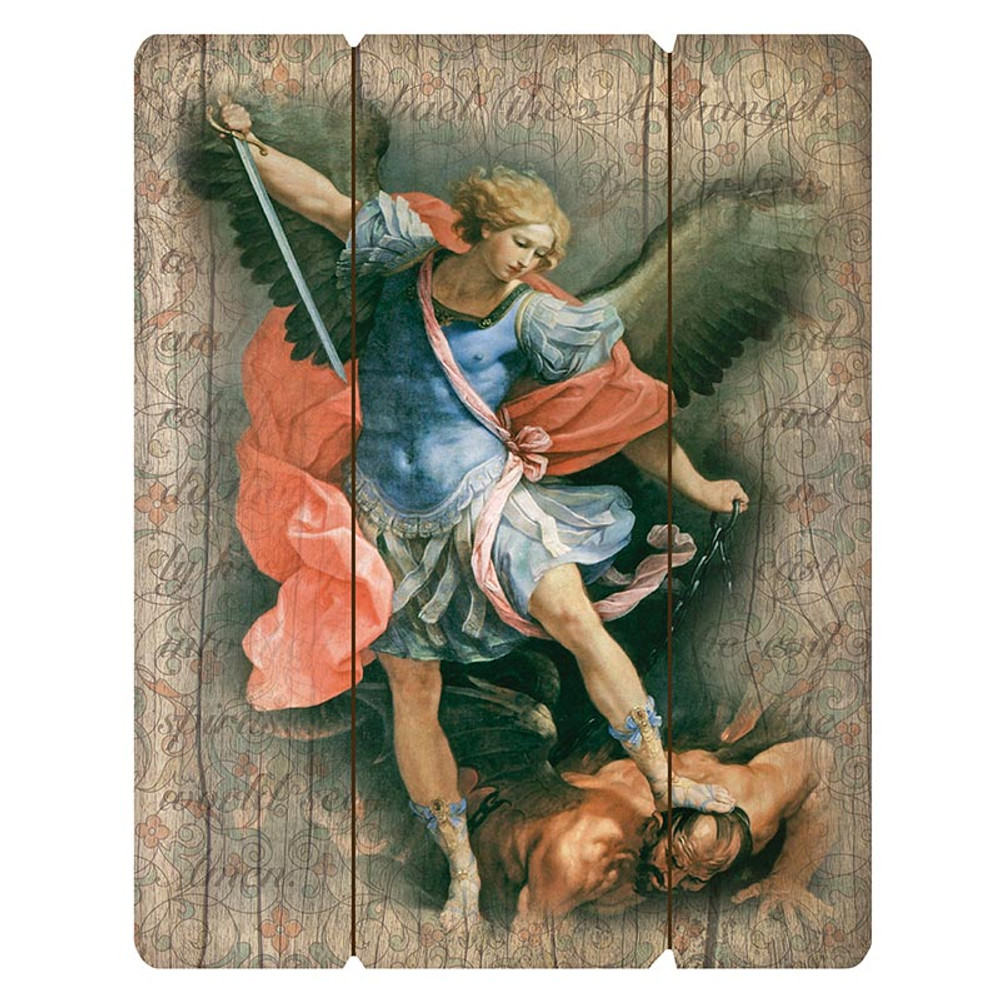 N5194 15 in. Saint Michael Plaque