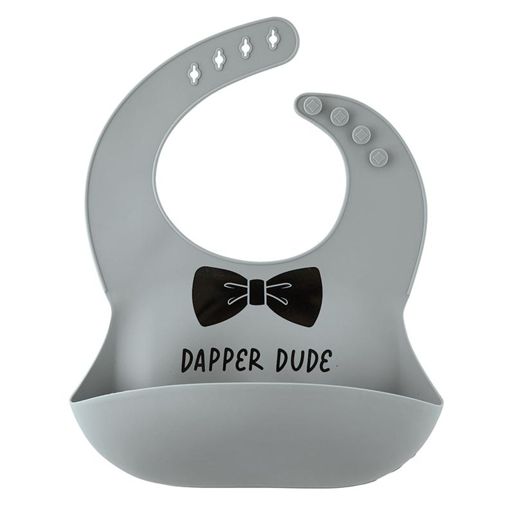 N6622 Silicone Bib, Dapper Dude