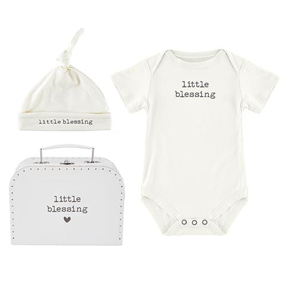 P2802 Baby Gift Suitcase Set, Little Blessing - 0-3 Months