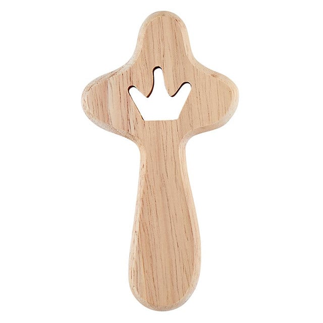 N7485 4 in. Cutout Handheld Cross - Crown