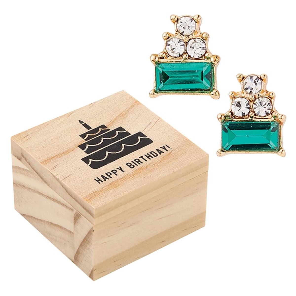 P0154 Earring Treasure Box - HBD