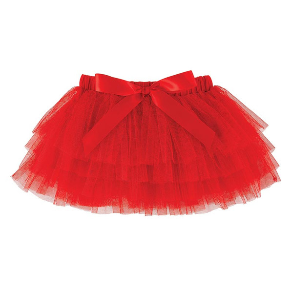 P2765 Tutu Skirt, Red - 6-12 Months