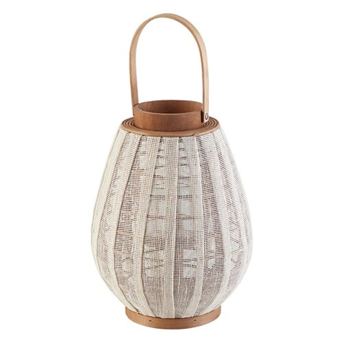 DMR896 8.5 in. Dia. x 12 in. White Lantern - Small