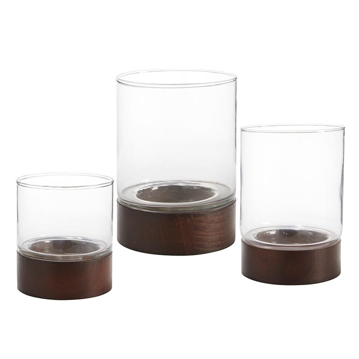 Picture of 47th & Main DMR932 Wood Votive Candle Holders&#44; Set of 3
