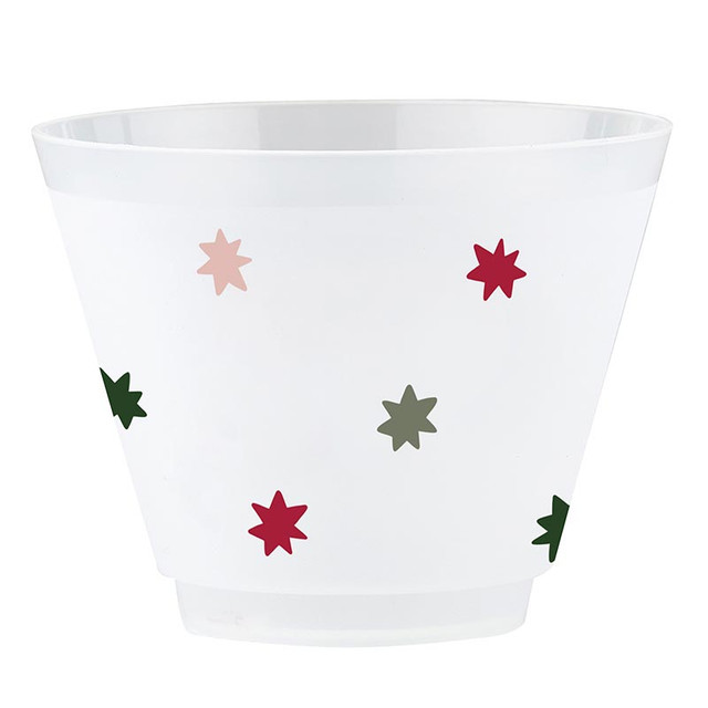 P6619 9 oz Wine Frost Cups - Stars