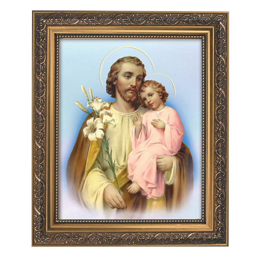 Picture of Christian Brands 79-0422 Saint Joseph & Child Framed Print
