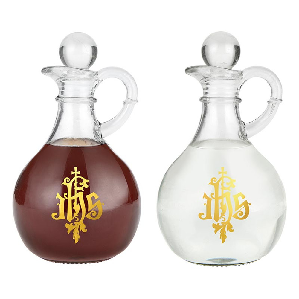 Sudbury L1326 10 oz IHS Cruet Set - Set of 2