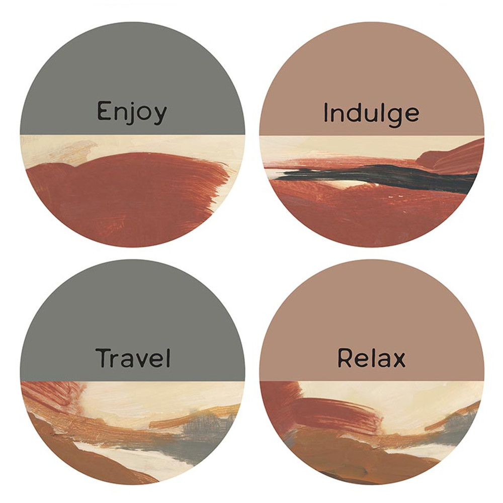 Picture of Faithworks L1182 Coaster Set&#44; Travel - Set of 4