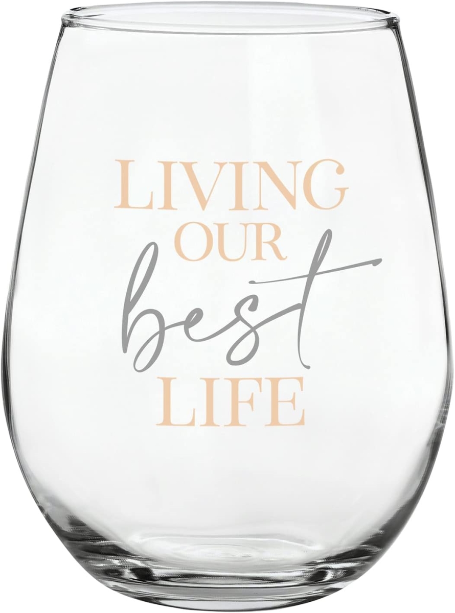 Picture of Faithworks L1053 Wine Glass&#44; Best Life - 20 oz
