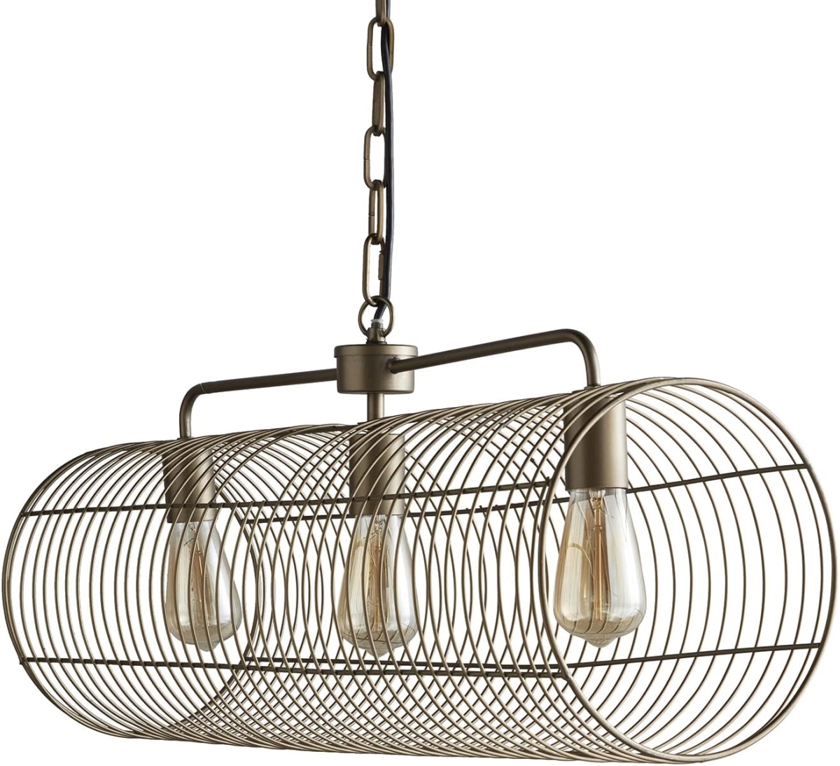 Picture of 47th & Main CMR430 Brass Cage Ceiling Hanging Light