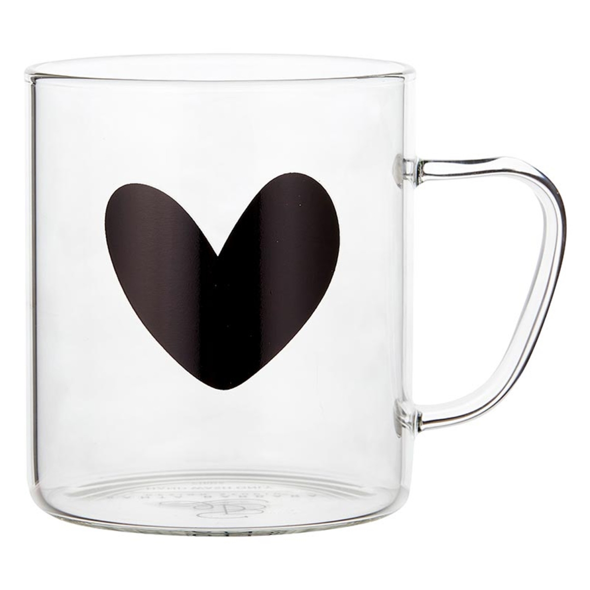 Picture of Santa Barbara Design Studio L1533 3.5 in. Glass Mug - Heart