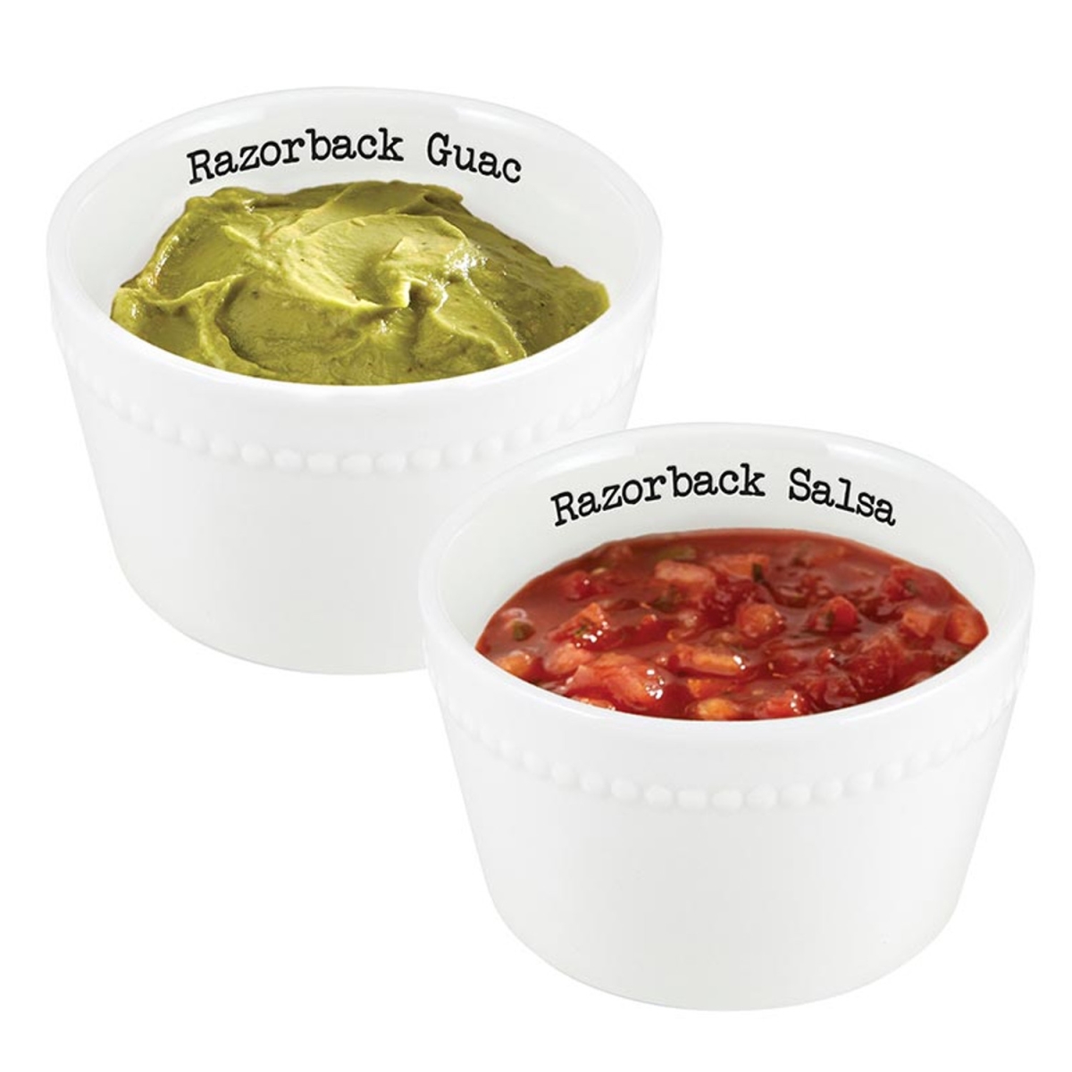 Picture of 47th & Main CMR498 4.5 x 2.75 in. Razorbacks Salsa & Guac Set