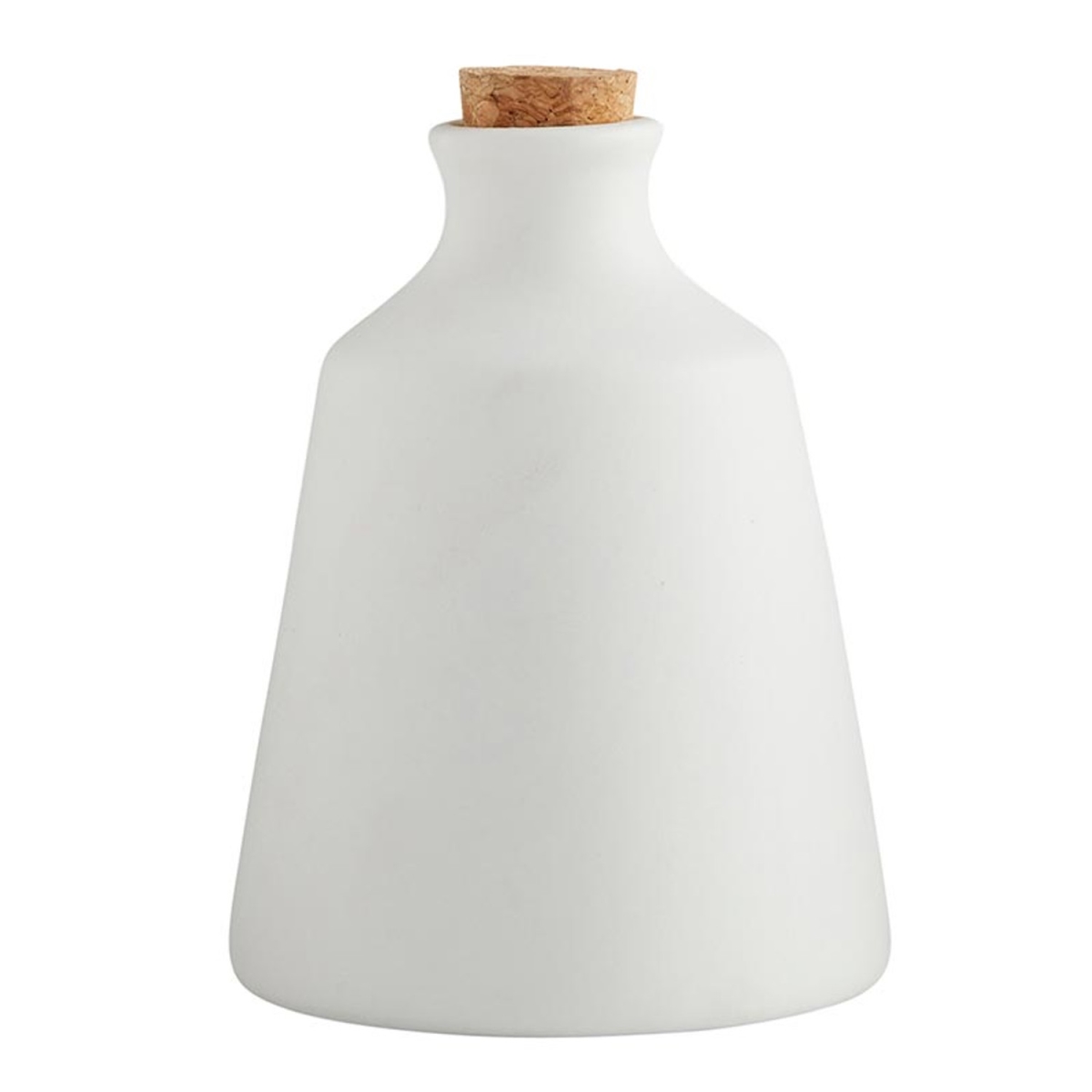 Picture of 47th & Main DMR033 3 x 4 in. White Ceramic Cork Vase&#44; Medium