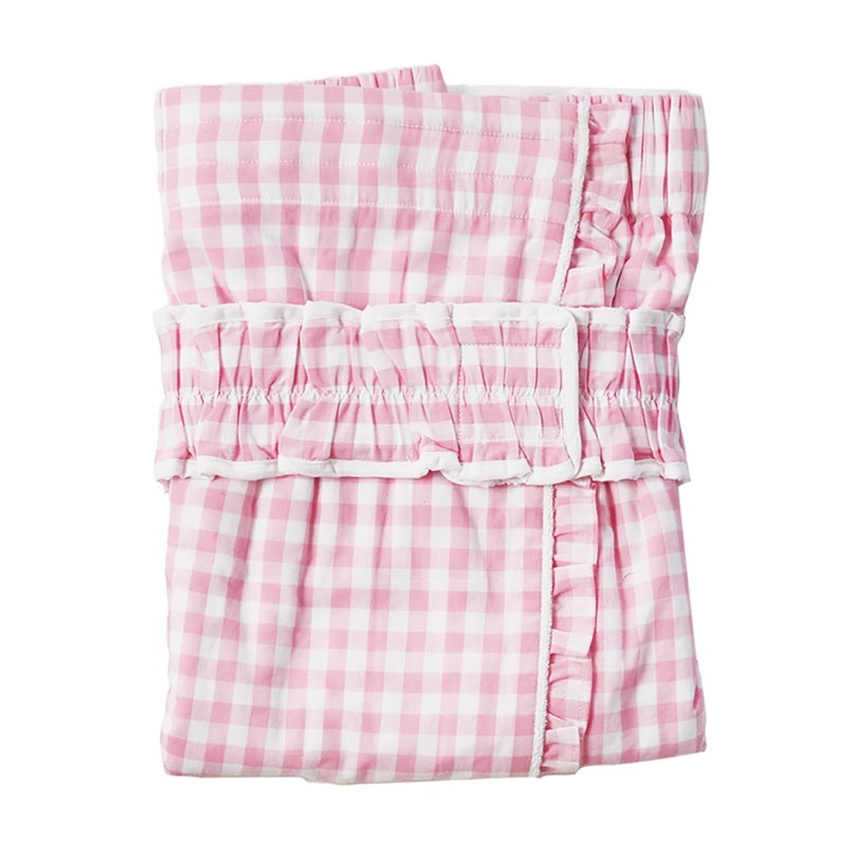 Picture of Bella Apparel SWHB-SET-PG Spa Wrap & Headband Set&#44; Pink Gingham