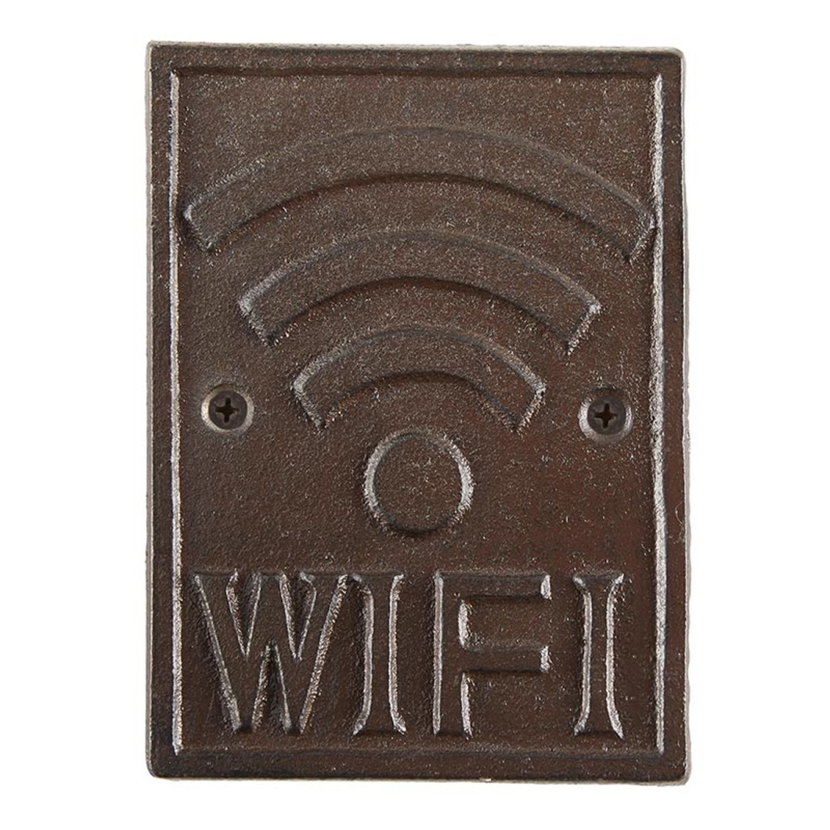Picture of 47th & Main DMR023 4 x 5.5 in. Cast Iron WIFI Sign