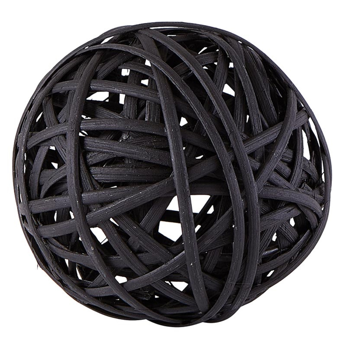 Picture of 47th & Main DMR136 5.5 in. Black Rattan Ball&#44; Large