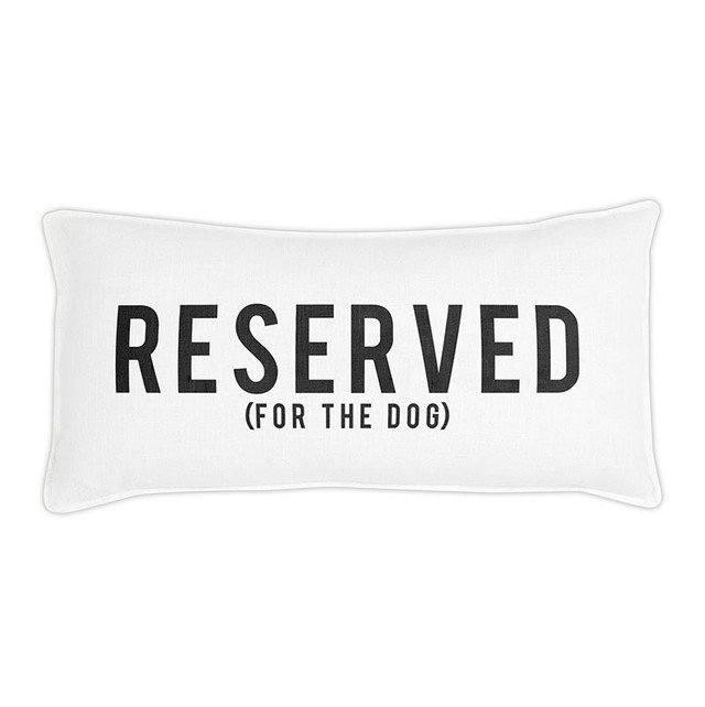 Picture of Santa Barbara Design Studio L7415 22 x 14 in. Lumbar Pillow - Reserved for the Dog