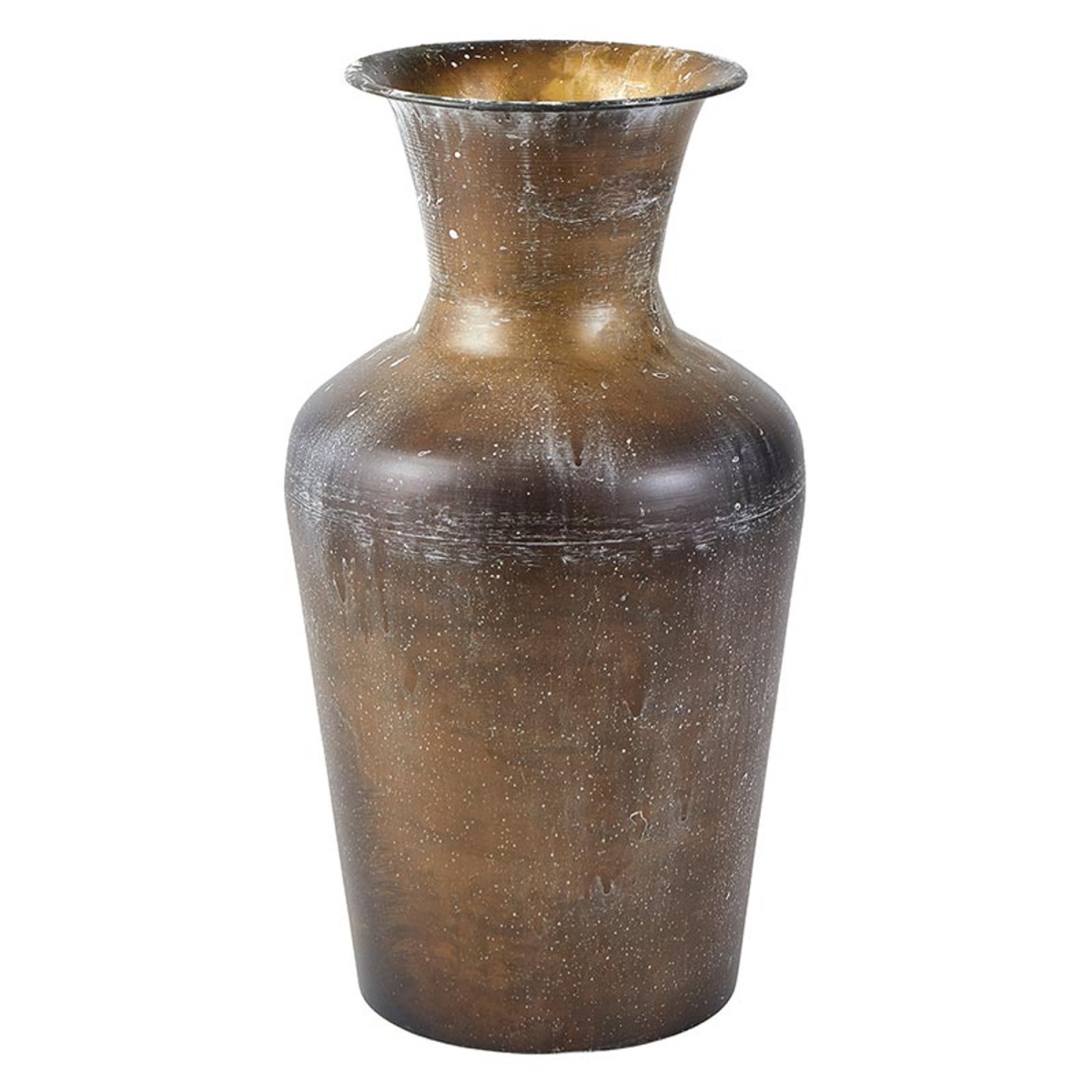 Picture of 47th & Main DMR451 8 x 15.5 in. Brown Metal Hydria Vase
