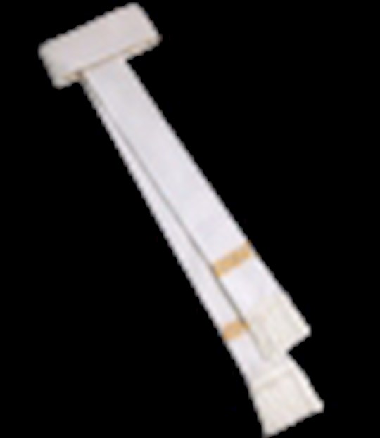H-18844 44 in. Cassock Band Cincture, White