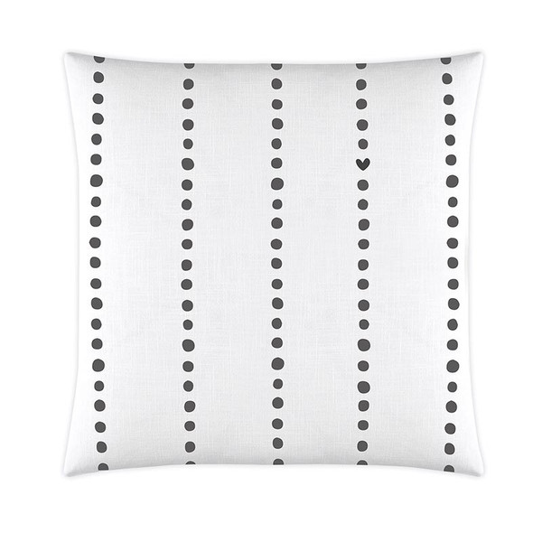 N0971 25 x 25 in. Square Cotton & Duck Feather Euro Pillow - Dotted Pattern