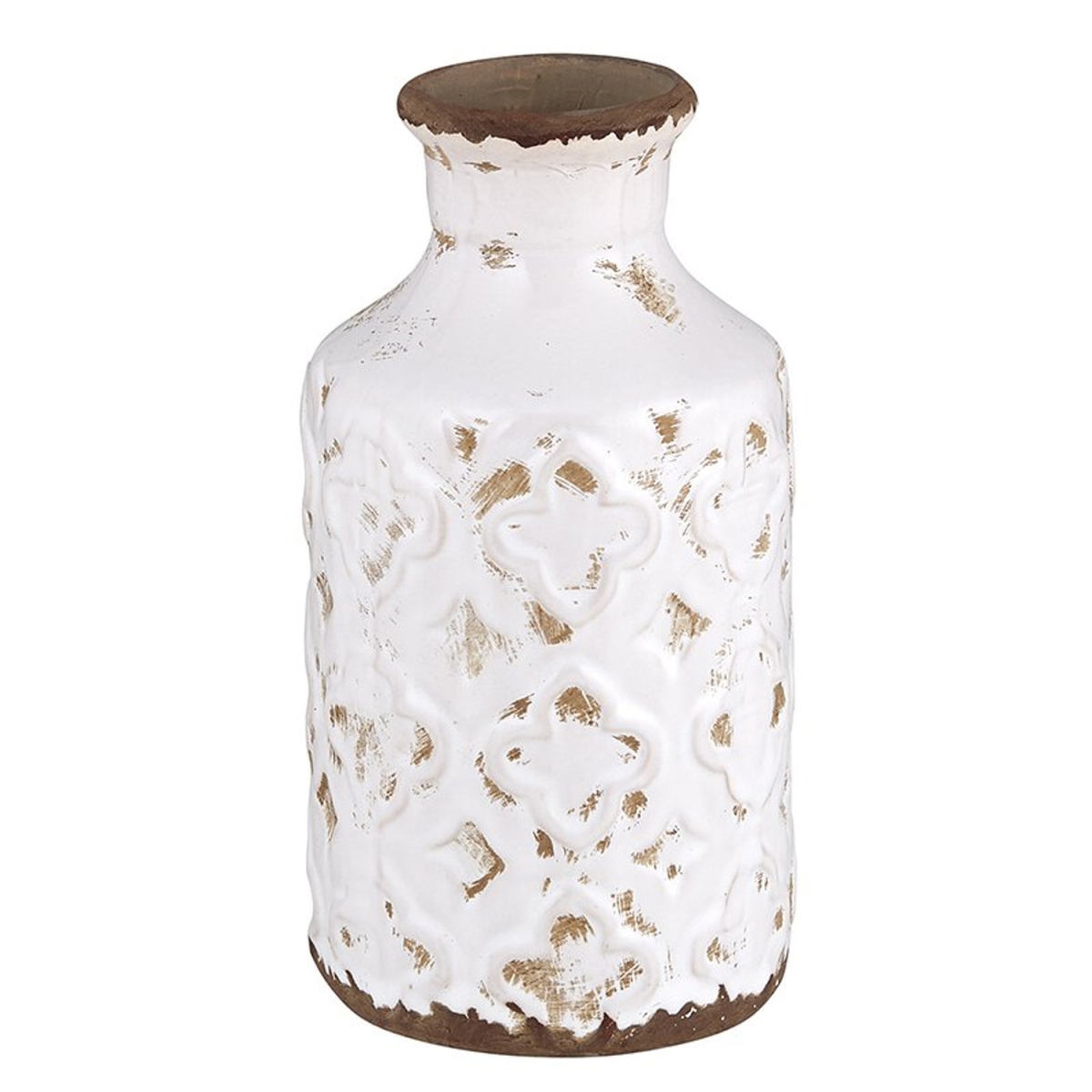 Picture of 47th & Main AMR117 3.74 x 7.5 in. Cream Bottle Ceramic Vase