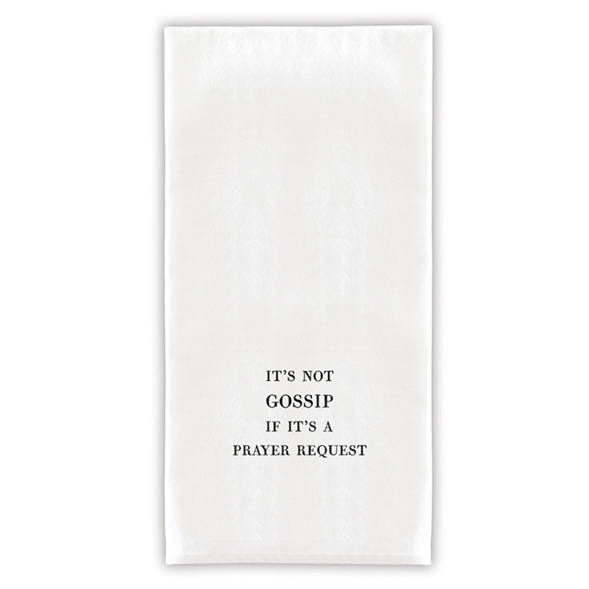 Picture of Santa Barbara Design Studio G2649 30 x 30 in. Face to Face Thirsty Boy Towels, Its Not Gossip If Its A Prayer Request