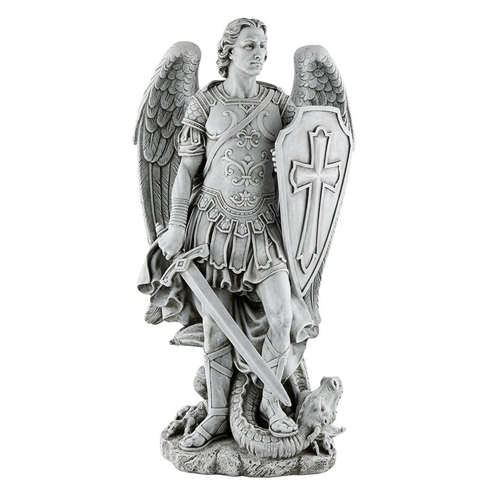 G1080 24 in. VG Adams Saint Michael Statue