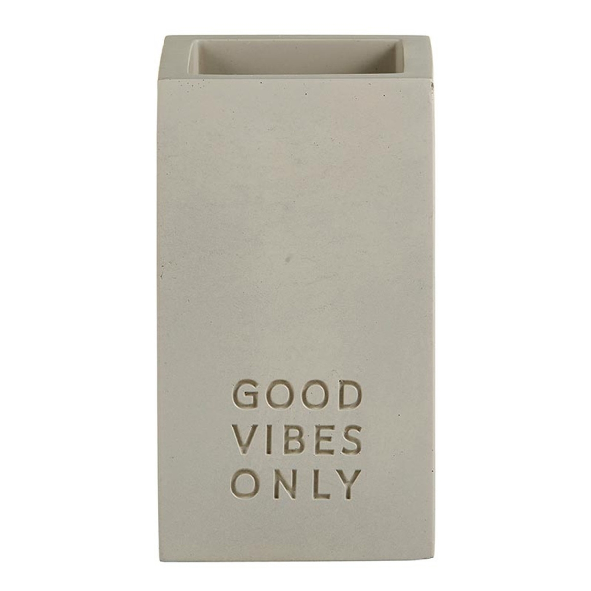 Picture of Santa Barbara Design Studio G5688 Cement Pen Holder&#44; Good Vibes