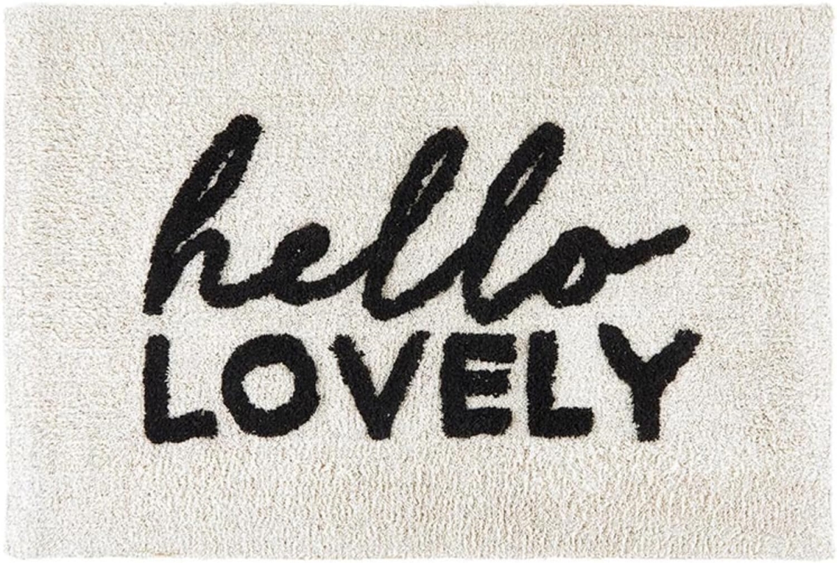 Picture of Bella Home N5725 Bath Mat&#44; Hello Lovely