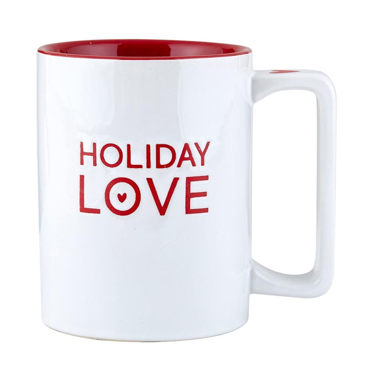 N6256 16 oz Ceramic Mug - Red Holiday Love