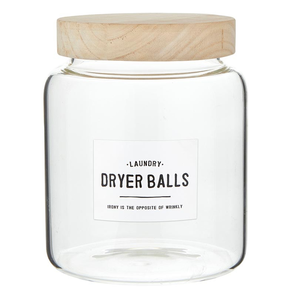 N6447 Glass Laundry Canister, Extra Large