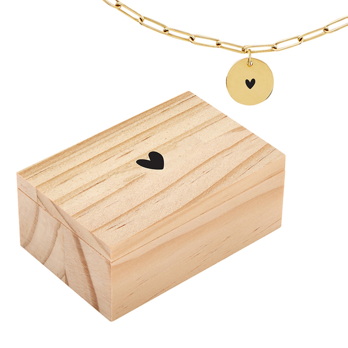 P0103 Heart Link Necklace