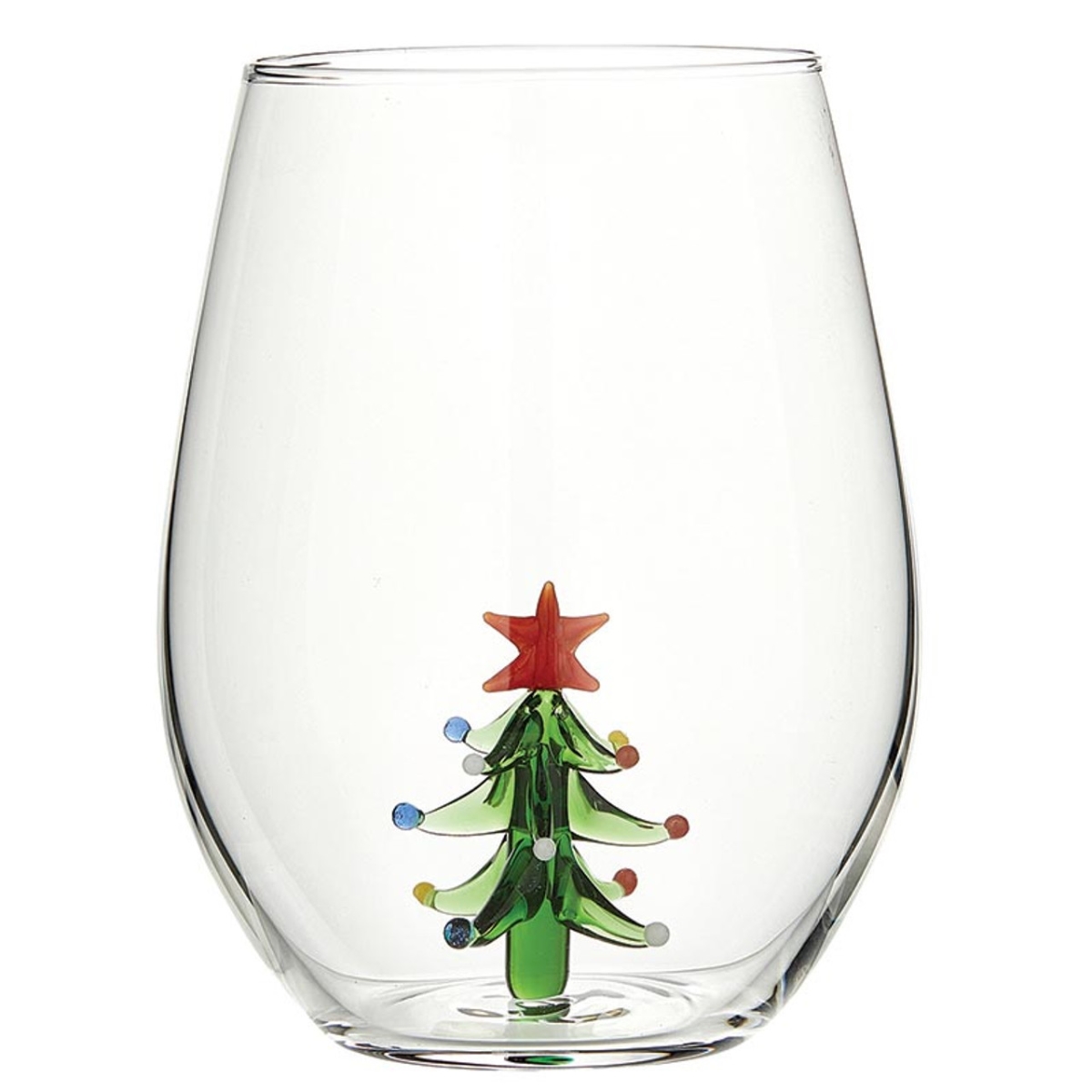 P7731 Figurine Wine Glass - Tree