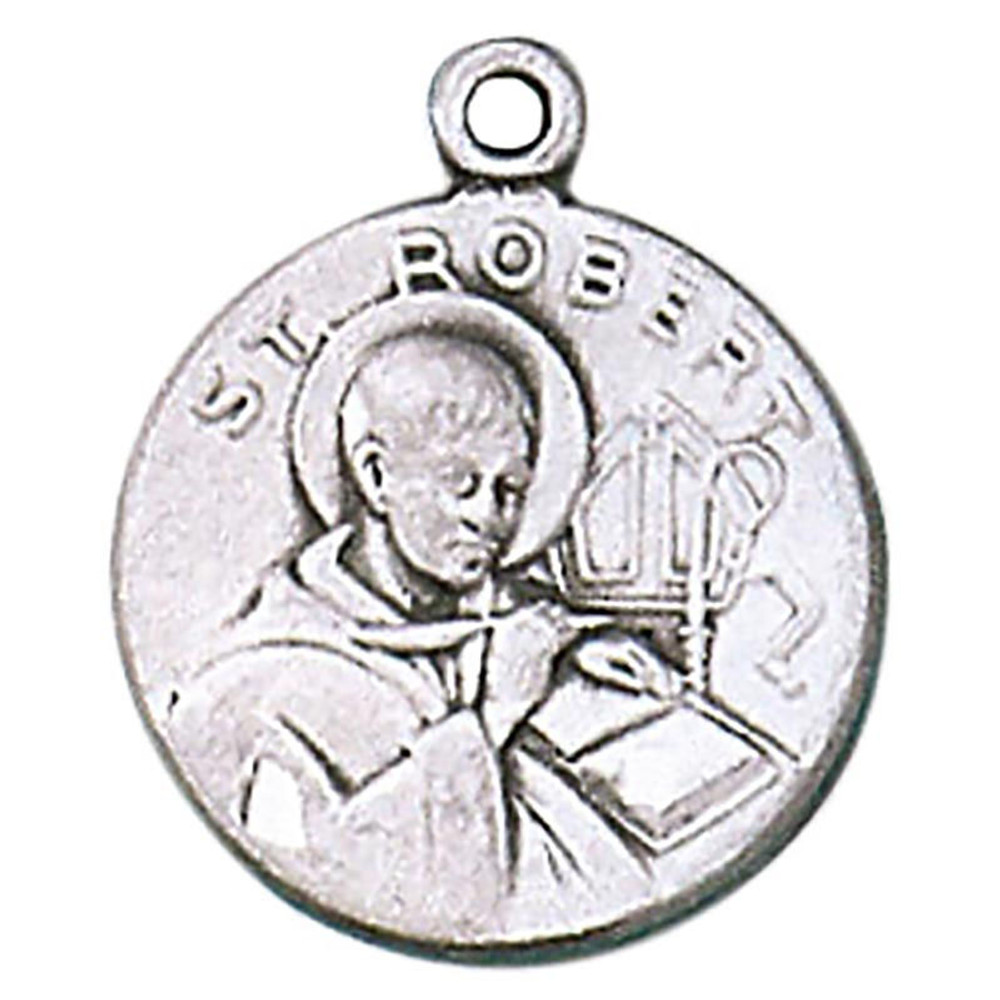 JC-142-1MFT St. Robert Sterling Silver Medal