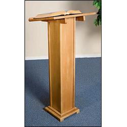 Church Supply  16 x 20 in. Pecan Lectern