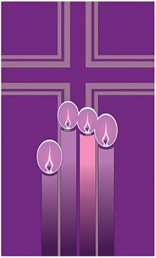 Picture of Christian Brands D13393X5P 3 x 5 ft. Celebration All Seasons Series Advent Candles Worship Banner
