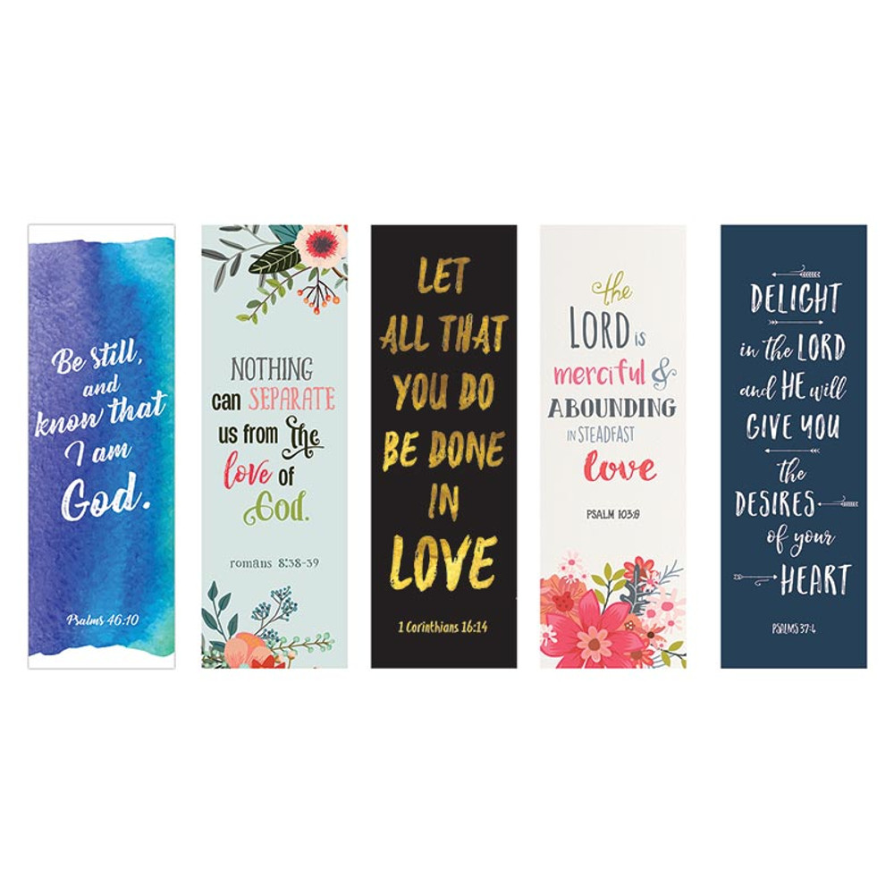 D4107 Assortment Inspirational Bookmark - Pack of 100