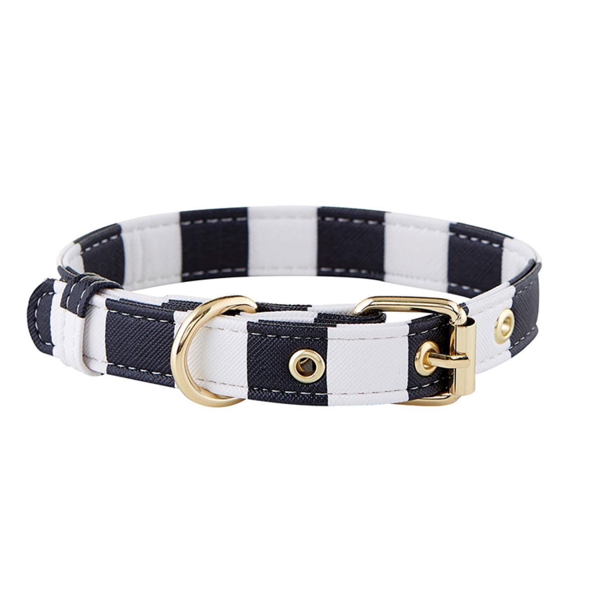 Picture of Santa Barbara Design Studio F3827 Saffiano Pet Collar&#44; Cabana