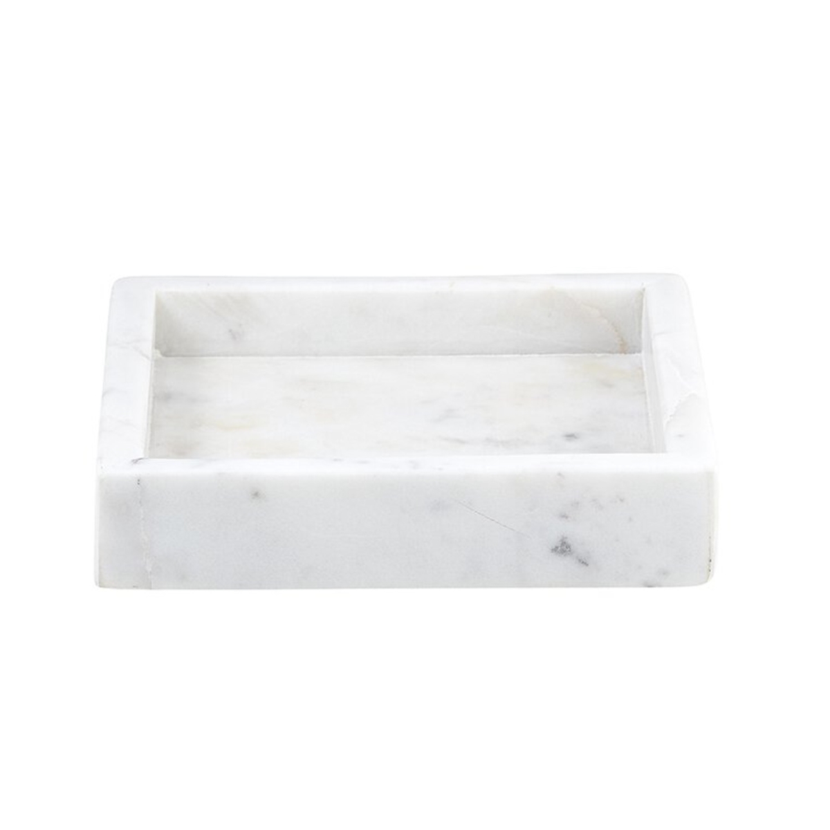 Picture of 47th & Main AMR303 6 x 1 in. Square Marble Tray - White