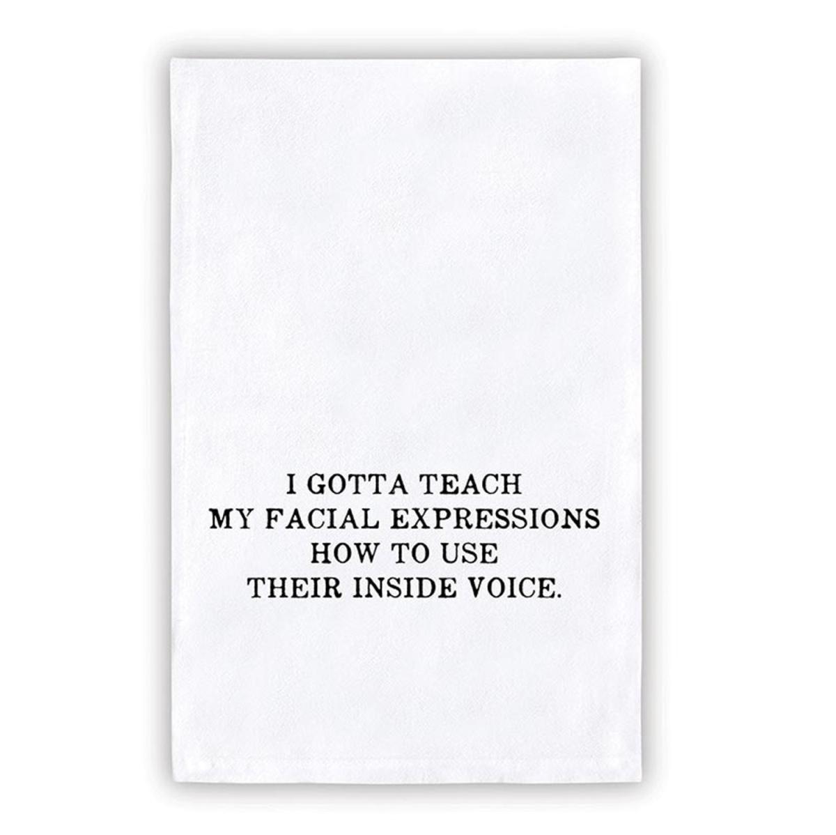 Picture of Santa Barbara Design Studio G5798 30 x 30 in. Face to Face Thirsty Boy Towel, I Gotta Teach My Facial Expressions How to Use Their Inside Voice